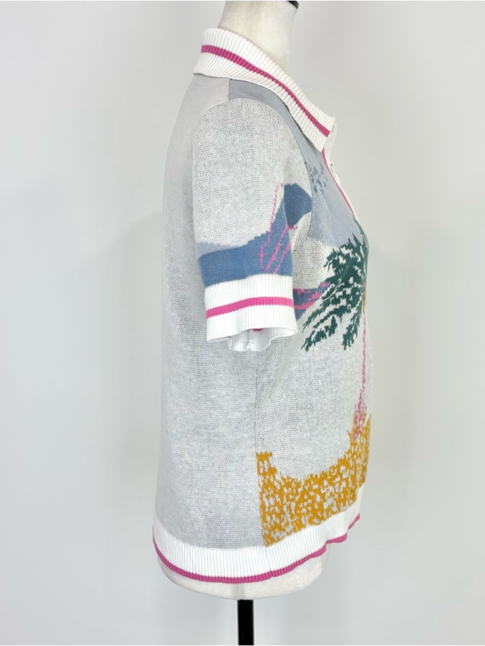 Cynthia Rowley palm tree sweater - Picture 3 of 6